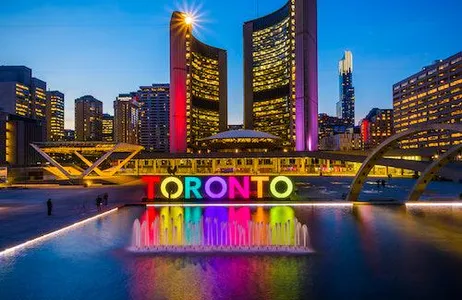 Toronto Ticket Excursão noturna panorâmica de Toronto com entrada na CN Tower