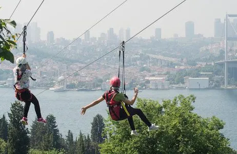 Istanbul Ticket Zipline Adventure with Bosphorus View: Istanbul