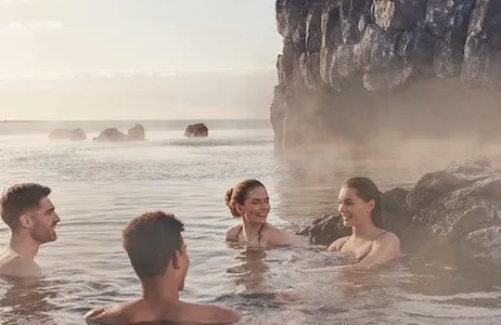 Reykjavík Ticket Excursão a vulcões, campos de lava e Sky Lagoon saindo de Reykjavik