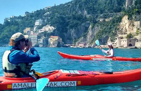 Amalfi Ticket Excursão de caiaque de 3 horas pela Costa Amalfitana