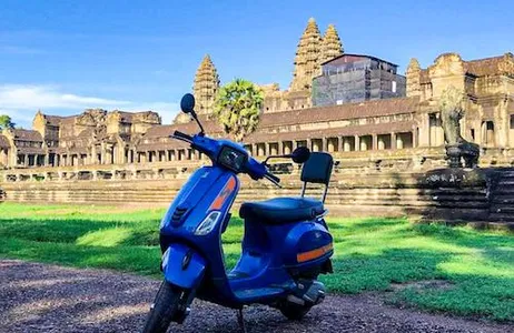 Siem Reap Ticket Angkor Adventure Vespa Tour