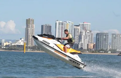 Main Beach Ticket Gold Coast Jet Ski Safari + combinação de parapente: 30 minutos