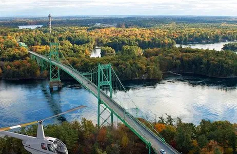 Gananoque Ticket Castelo de Boldt 20 minutos. passeio de helicóptero