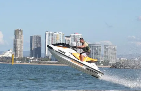 Main Beach Ticket Gold Coast Jet Ski Safari + combinação de parapente: 1 hora