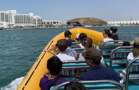 Abu Dhabi Ticket Excursão de lancha de 75 minutos pela Yas Island saindo da Yas Bay