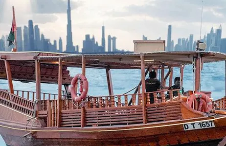 Dubai Ticket Dubai Sunset Abra Cruise com chá da tarde