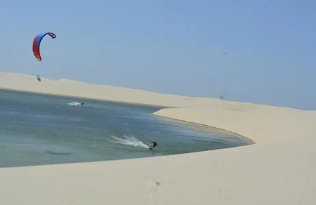 Atins Tour Circuito Lagoa Tropical saindo de Atins