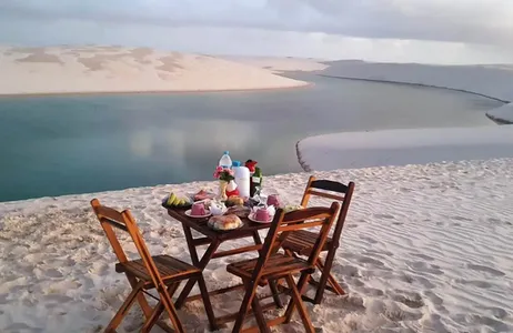 Atins Tour Breakfast in Lençóis Maranhenses and return from Atins