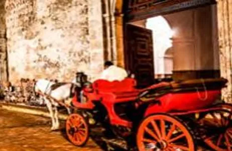 Passeio de carruagem em Cartagena