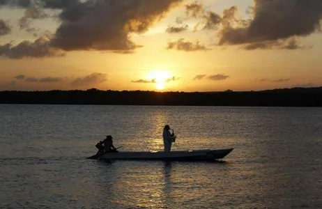 Sunset at Jacaré Beach