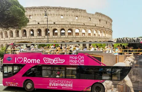 Hop on Hop off Bus - I Love Rome Tourist Bus