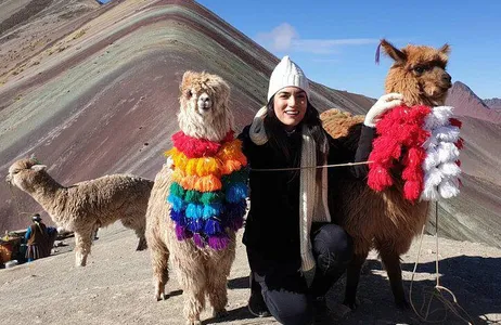 Excursão de dia inteiro à Montanha Arco-Íris de Vinicunca saindo de Cusco