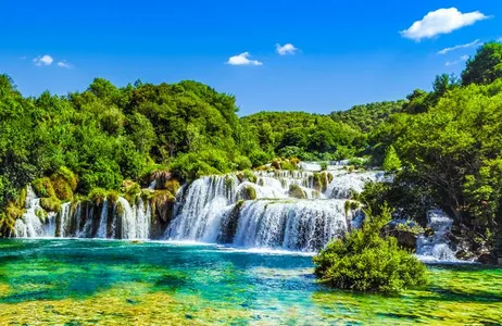 Excursão de um dia às cachoeiras de Krka saindo de Split ou Trogir