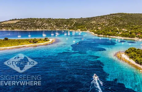 Split: excursão de mergulho com snorkel de meio dia à Lagoa Azul e Naufrágio e Ilha Trogir