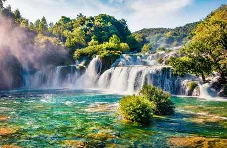 Excursão ao Parque Nacional Krka com guia local e degustação de vinhos de Split