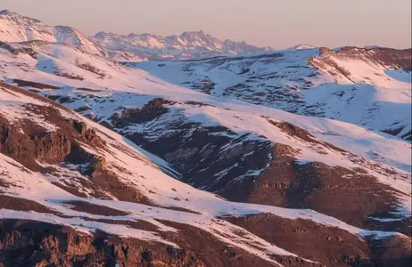 Panoramic tour of the Andes: Valle Nevado, Farellones