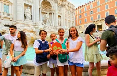 Journey to the Center of the World: Rome City Center Group Tour for Kids