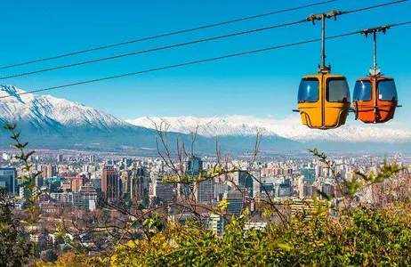 Santiago Skyline San Cristobal, Teleférico e Aventura Semi-Privada Funicular