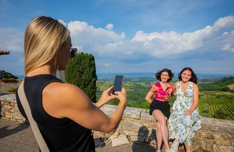 Florence Tour Viagem de um dia de Florença a Pisa, Siena e San Gimignano com almoço e degustações