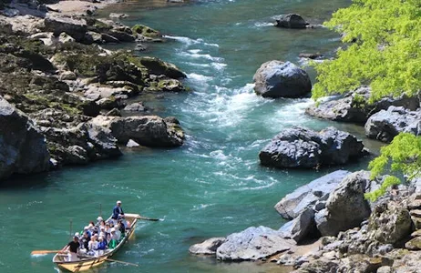 Kioto Ticket Paseo en barco privado por el río Hozugawa