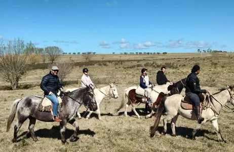 HORSEBACK RIDING THROUGH THE COUNTRYSIDE AND LAGOON